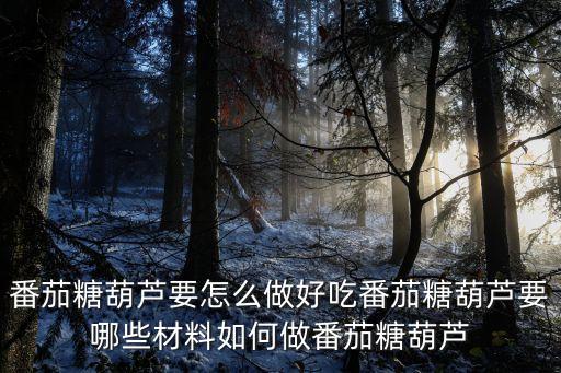 番茄糖葫蘆要怎么做好吃番茄糖葫蘆要哪些材料如何做番茄糖葫蘆