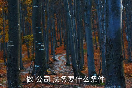 公司法務,律師擔任公司法律顧問需具備哪些條件?