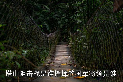 塔山阻擊戰是誰指揮的國軍將領是誰