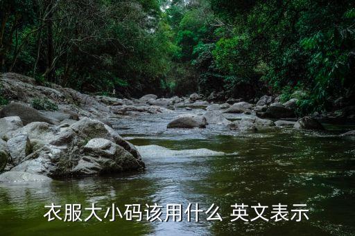 尺碼英文,國外服裝尺寸規格出爐英文標志含意大利文字