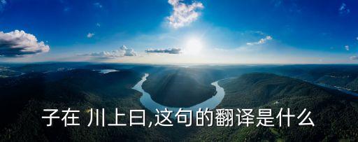 子在川上曰,孔子弟子對老師的評價包括逝者如斯夫