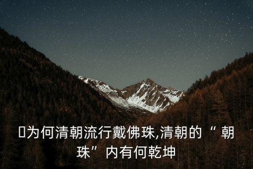 朝珠,清朝官員可掛朝珠每27顆放一顆佛頭