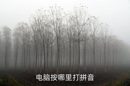 電腦按哪里打拼音