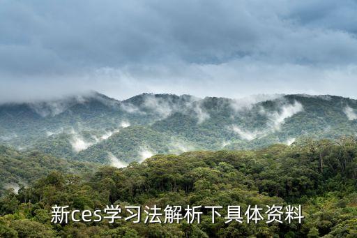 新ces學習法解析下具體資料