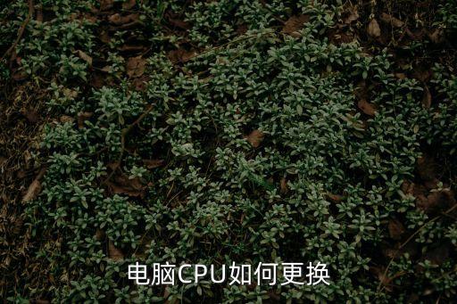 cpu怎么換，電腦CPU 怎么換