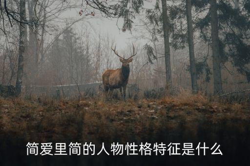 簡愛里簡的人物性格特征是什么
