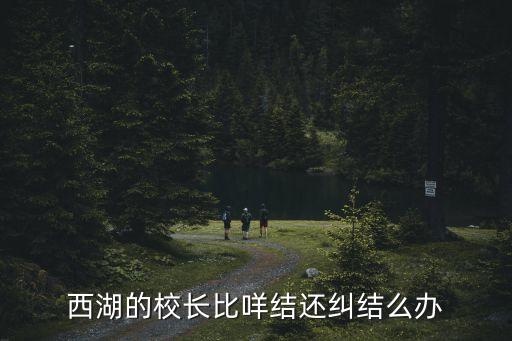 西湖大學(xué)校長，西湖的校長比咩結(jié)還糾結(jié)么辦