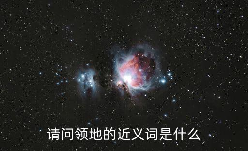 請問領地的近義詞是什么