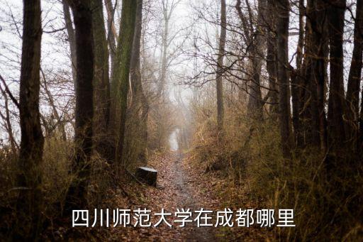  四川師范大學在成都哪里