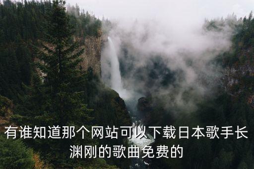 有誰知道那個(gè)網(wǎng)站可以下載日本歌手長淵剛的歌曲免費(fèi)的