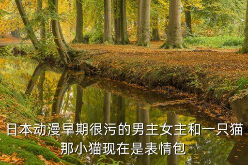 日本動漫早期很污的男主女主和一只貓那小貓現(xiàn)在是表情包
