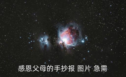 感恩父母的手抄報 圖片 急需
