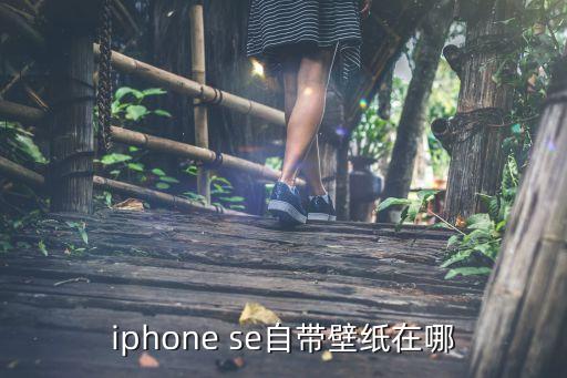 iphone se自帶壁紙在哪