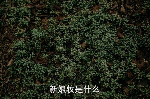 新娘妝是什么