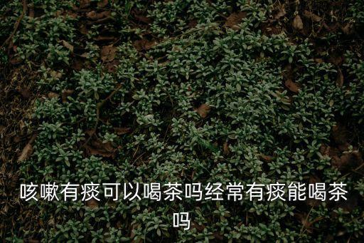  咳嗽有痰可以喝茶嗎經常有痰能喝茶嗎
