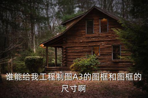 誰能給我工程制圖A3的圖框和圖框的尺寸啊