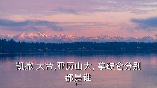 凱撒 大帝,亞歷山大, 拿破侖分別都是誰(shuí)