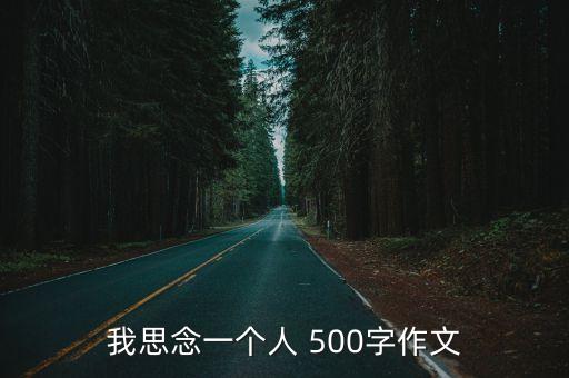 我思念一個人 500字作文
