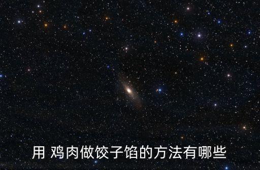 雞肉水餃,雞肉怎么做好吃!