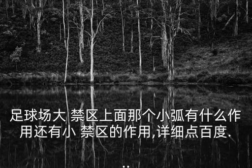 足球場大 禁區上面那個小弧有什么作用還有小 禁區的作用,詳細點百度...