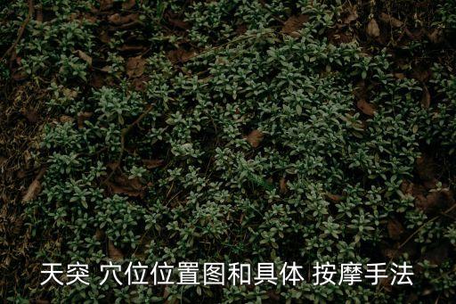 天突 穴位位置圖和具體 按摩手法