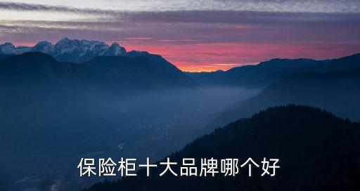 保險(xiǎn)柜十大品牌哪個(gè)好