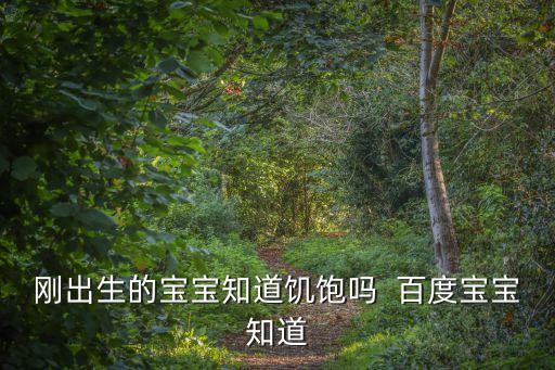 剛出生的寶寶知道饑飽嗎  百度寶寶知道