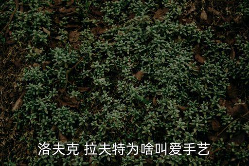 洛夫克 拉夫特為啥叫愛手藝
