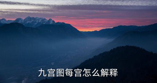 怎么看懂九宮圖，九宮圖怎么分懂的進