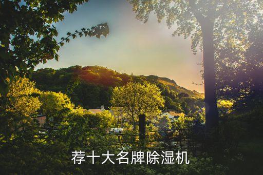薦十大名牌除濕機