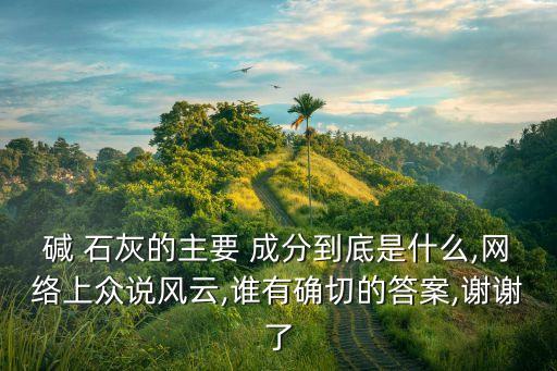 堿石灰的主要成分,為什么二氧化碳氣體不能干燥?