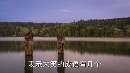表示大笑的成語有幾個