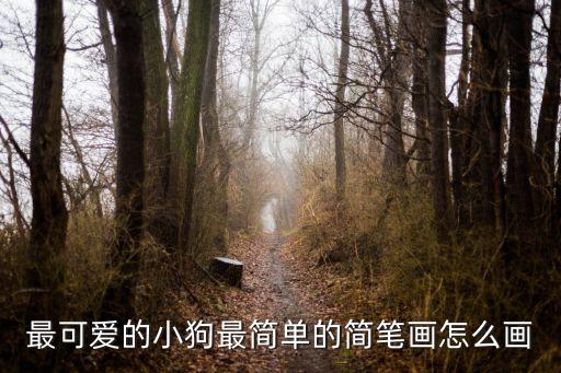 最可愛的小狗最簡單的簡筆畫怎么畫