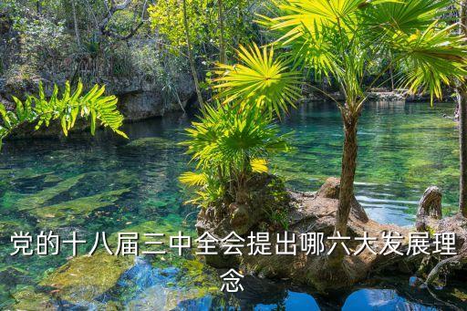 黨的十八屆三中全會提出哪六大發展理念