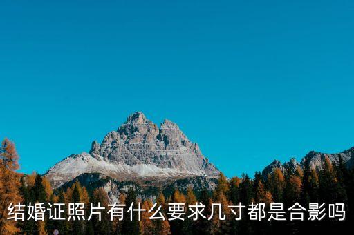 結(jié)婚證照片有什么要求幾寸都是合影嗎