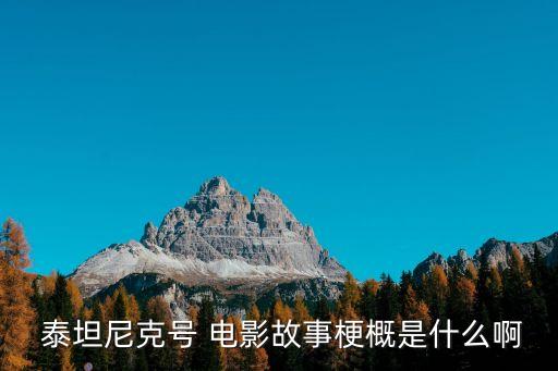  泰坦尼克號 電影故事梗概是什么啊