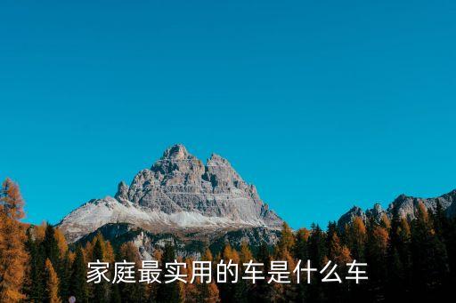 最實(shí)用的家用車，家庭最實(shí)用的車是什么車