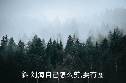 斜 劉海自己怎么剪,要有圖