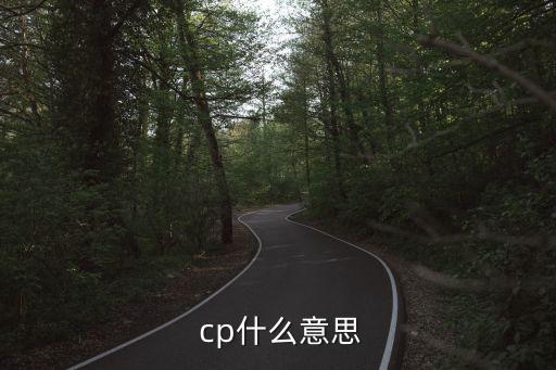 cp,cp是英文單詞cpuple的縮寫