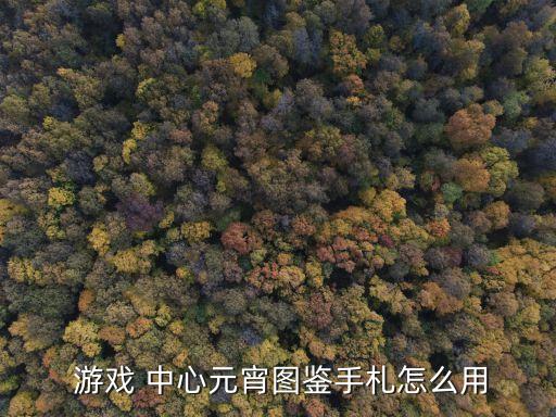  游戲 中心元宵圖鑒手札怎么用