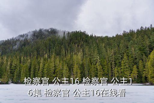 檢察官公主國(guó)語(yǔ)版,檢察官公主金素妍飾演馬慧麗