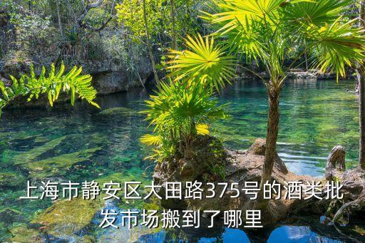 輝昂上海市場，上海市靜安區大田路375號的酒類批發市場搬到了哪里