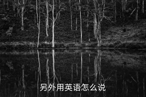 另外的英語，另外用英語怎么說