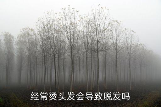 燙頭發會導致脫發嗎，燙發會導致脫發嗎