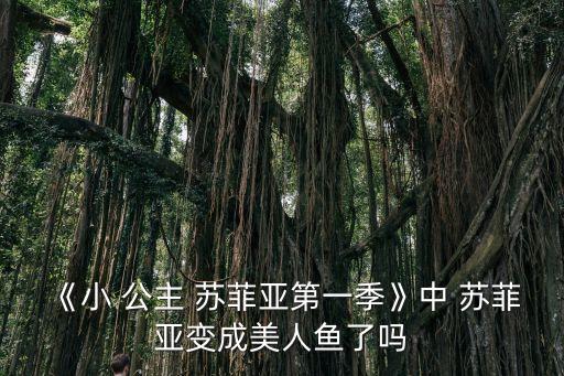 《小 公主 蘇菲亞第一季》中 蘇菲亞變成美人魚了嗎