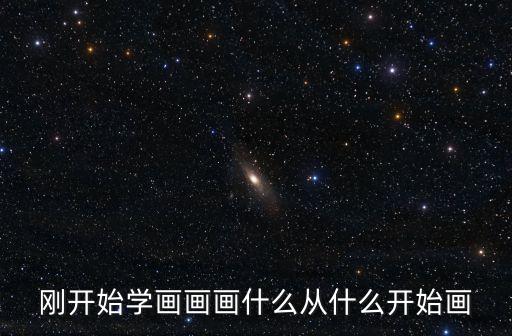 剛開始學畫畫畫什么從什么開始畫