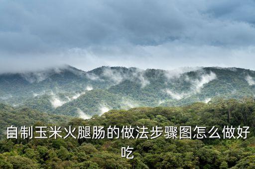 玉米火腿腸，自制玉米火腿腸的做法步驟圖怎么做好吃