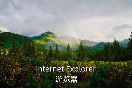 ie游覽器，Internet Explorer 游覽器