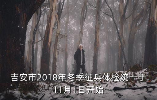 吉安市2018年冬季征兵體檢統一于11月1日開始