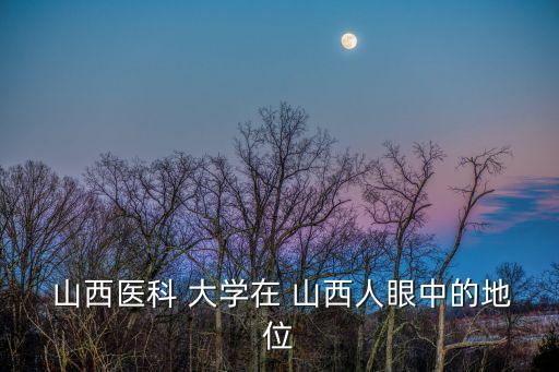 山西大同大學醫學院,山西省內有兩所大學及四所中北大學等